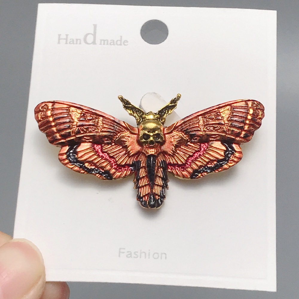 Cross-Border Enamel Butterfly and Moth Brooches Can Be Used as Insect Corsages and Clothing Pin Accessories
