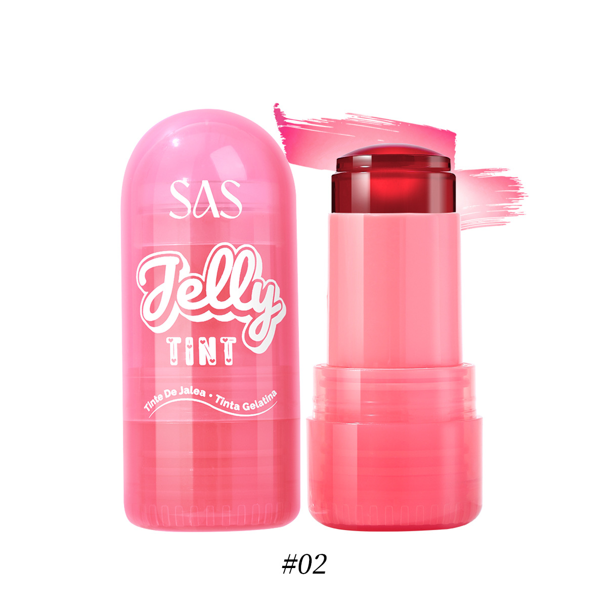 USHAS transfronterizo, barras de gel de venta caliente en Europa y Estados Unidos, crema de mejora de la piel natural, blush de doble propósito, brillo natural al por mayor.