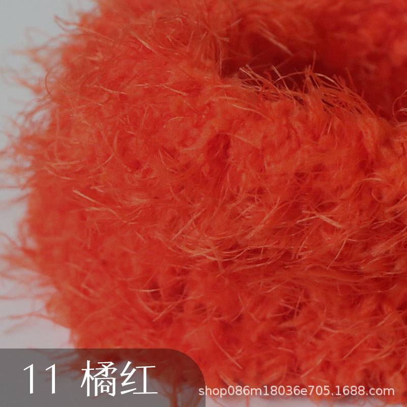 Suministro directo de fábrica 15mm de lana larga felpa trenzado palo súper grueso súper denso hecho a mano DIY pequeño perro de leche Raíz de pelo