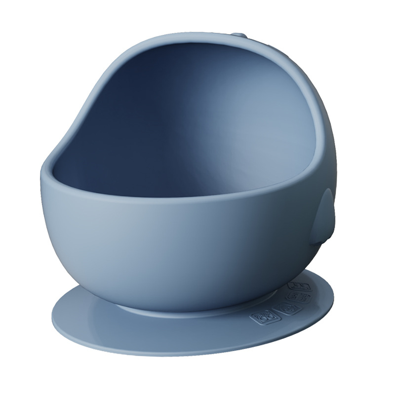 블루 공룡 그릇