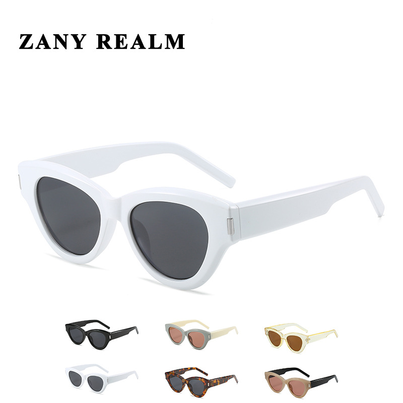 Nuevo retro gato ojo personalidad diseñador gafas de sol neto frijol rojo mismo estilo americano gafas de sol fabricante en stock