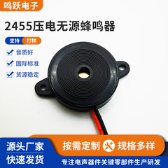 批发压电无源引线蜂鸣器24*5.5mm 12V 洗碗机 微波炉专用蜂鸣器