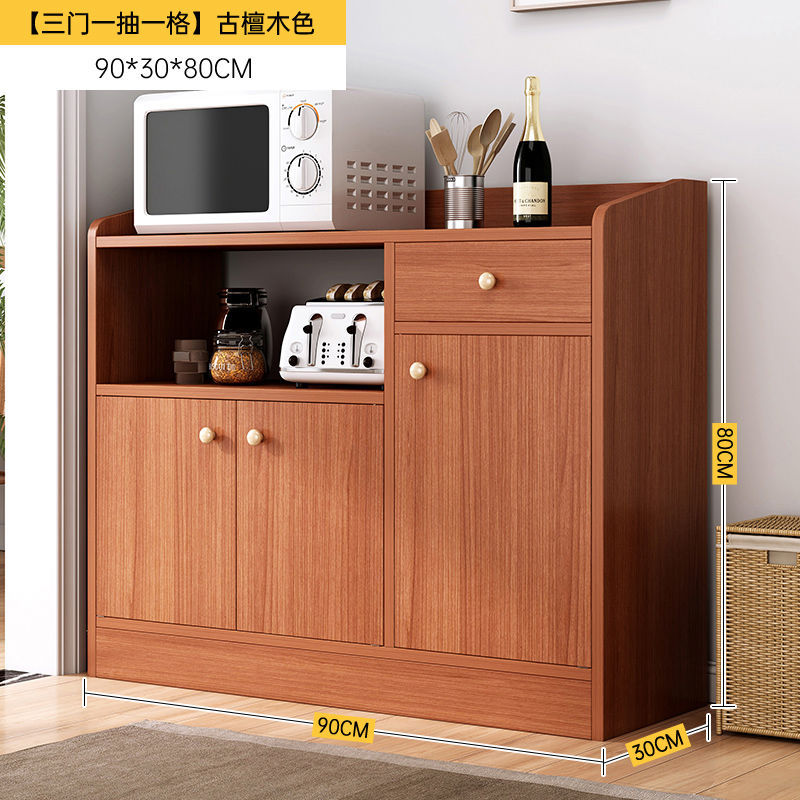 [핫셀링 모델] 문 3개와 서랍 1개, 앤티크 샌들우드 컬러 90cm