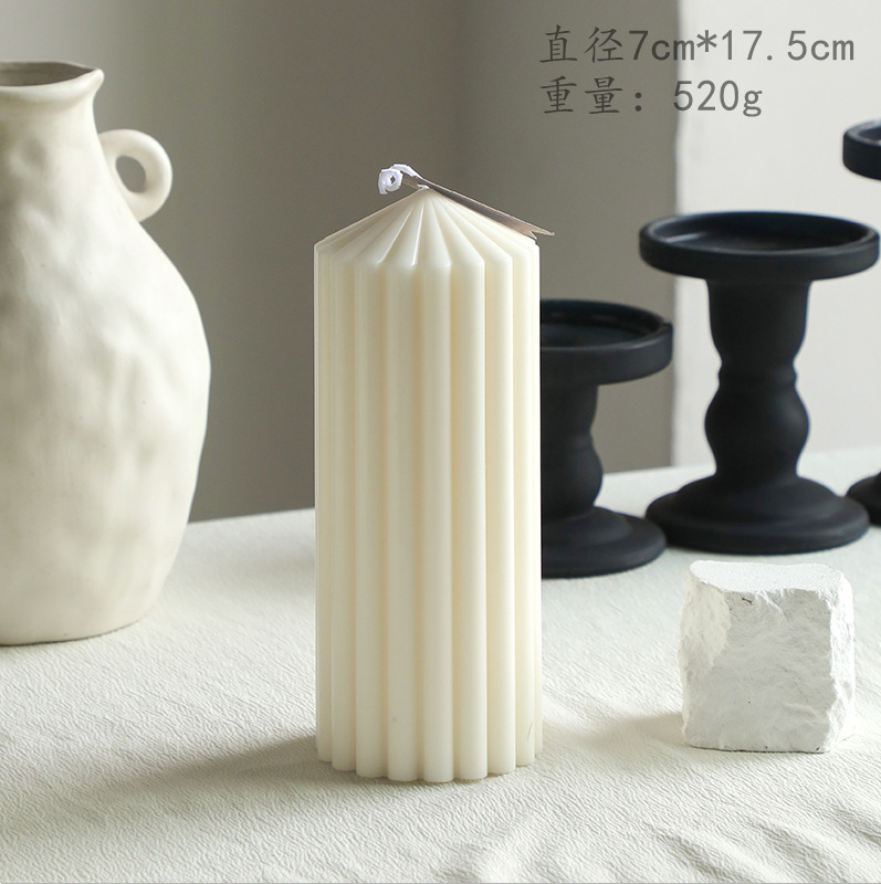 Nórdico simple viento blanco atmósfera sensación de guasa de aroma regalo de mano geometría decoración del hogar adornos transfronterizos