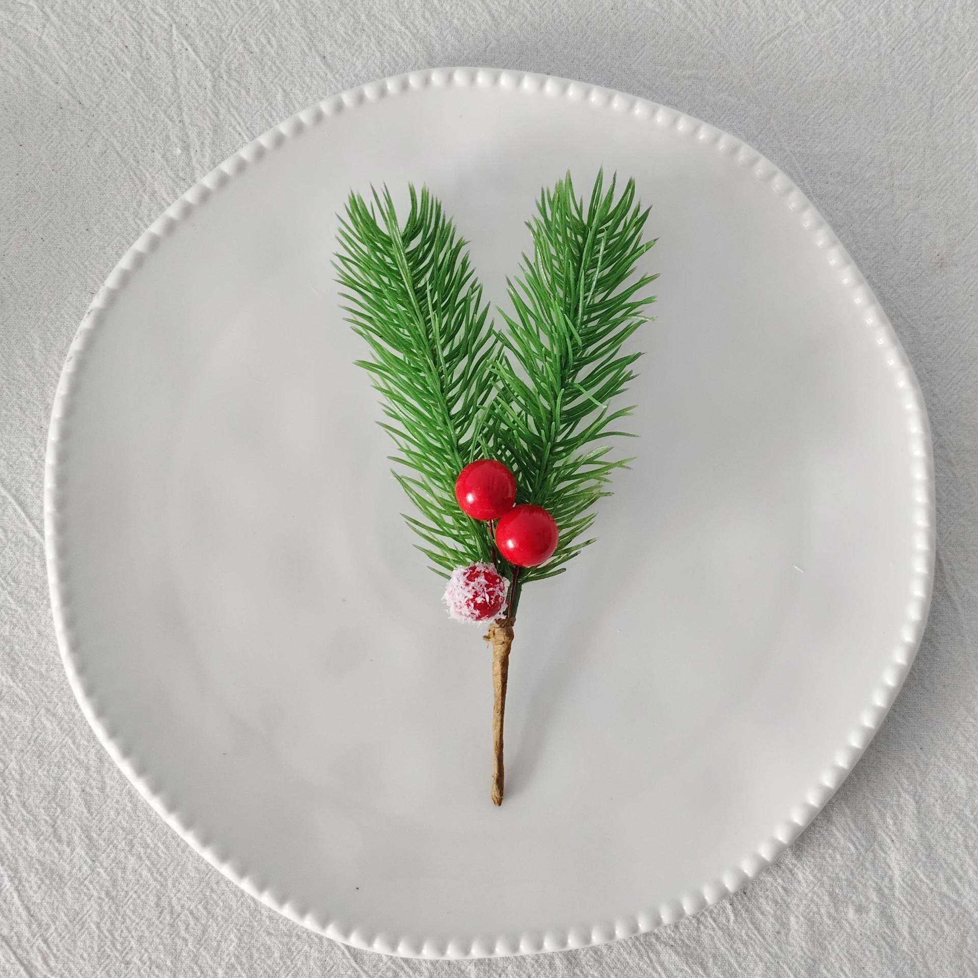 Frutas rojas, frutas ricas, simulación de ramas de bayas, nuevas decoraciones, adornos de Navidad, accesorios, diseño, Año Nuevo image 31