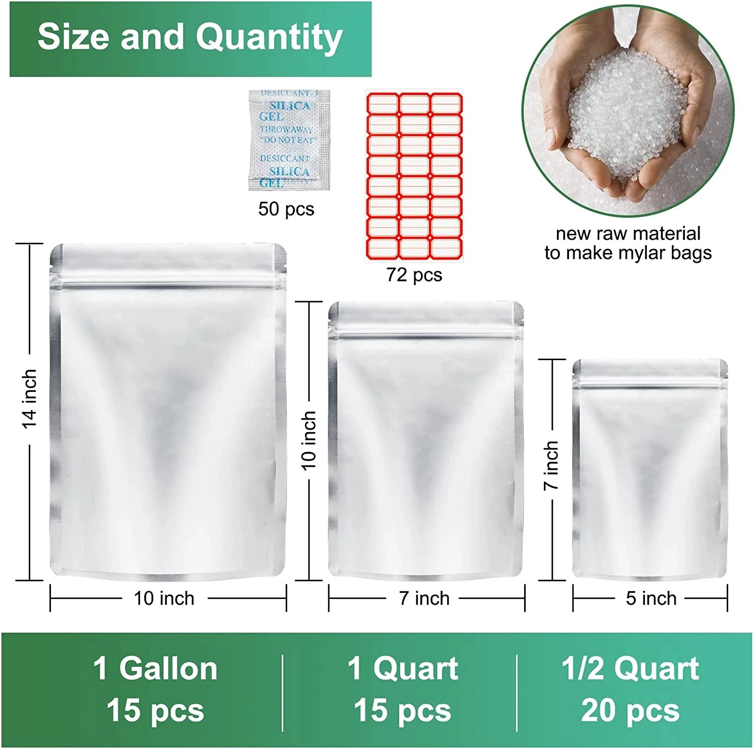 Полиэфирная пленка мешок для абсорбента кислорода для хранения продуктов питания