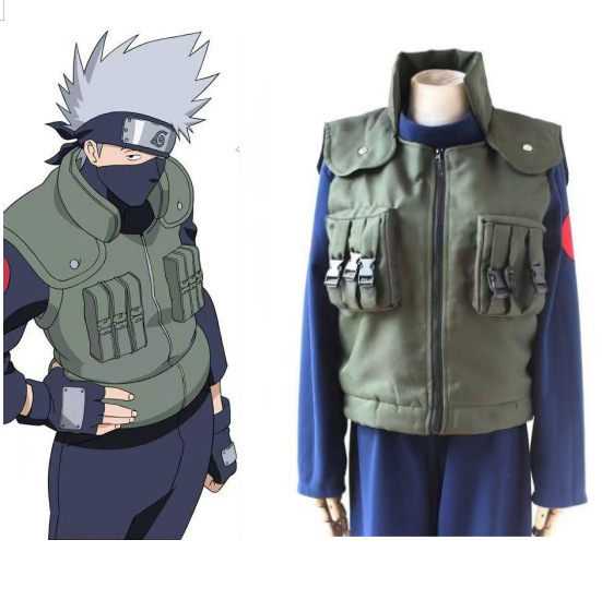 In-Stock Kakashi Cosplay Costume Vest from Naruto, Available for Dropshipping In-Stock Kakashi Cosplay Costume Vest from Naruto, Available for Dropshipping