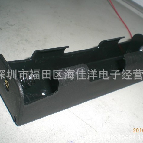 1号2节条形电池盒 D size *2节 3v 一号二节棒型电池座 大号二节