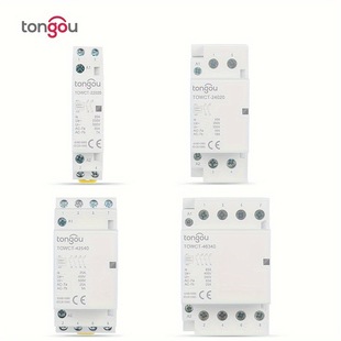 TONGOU AC contactor 2P4P automatic 2 normally open 4 normally open 16A20A25A32A40A63A foreign trade