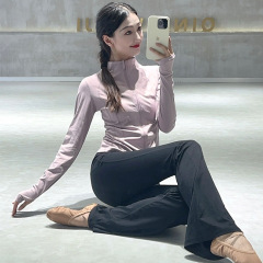 跑步運動女套裝春秋季戶外晨跑健身專業顯瘦舞蹈練功瑜伽服三件套