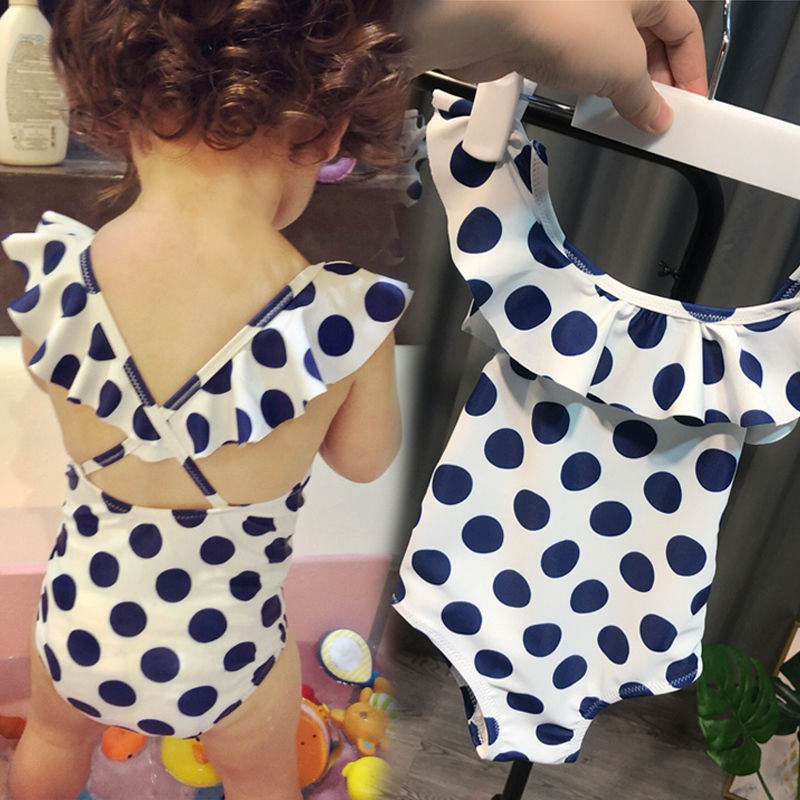 the republic of korea children lovely Conjoined Swimming suit baby girl Swimwear 1-3-50 Children Baby girl child Swimsuit