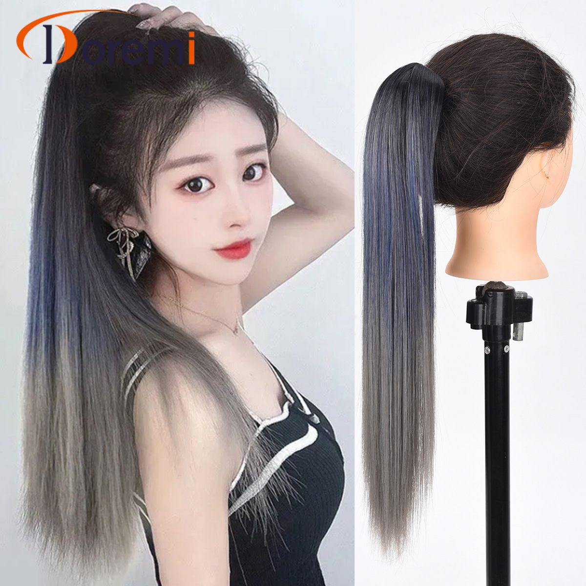 Gradient sintetinė arklio uodegos priauginimo sruoga_voghion.com