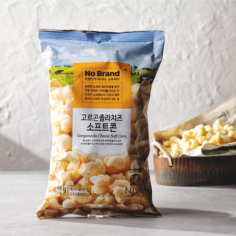 NO BRAND Gungjusola Cheese Corn Sticks & Rice Cakes: Trendy Snack for Watching Shows, Perfect for Casual Enjoyment—Korean Imported