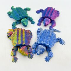 跨境3d打印鳄龟模型摆件仿真动物摆件工艺品可活动关节创意手办