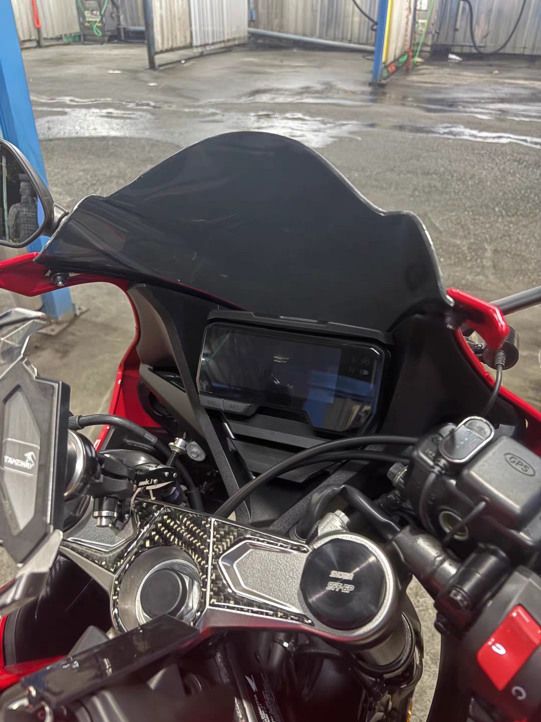 Suitable for Honda Cbr650R Spanish Pulg Racing Track Version Front Windshield, Suitable for 2019 to 2025