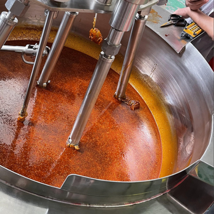 山东火锅炒料机 麻辣烫米线底料炒料机 火锅底料炒锅鼎旺