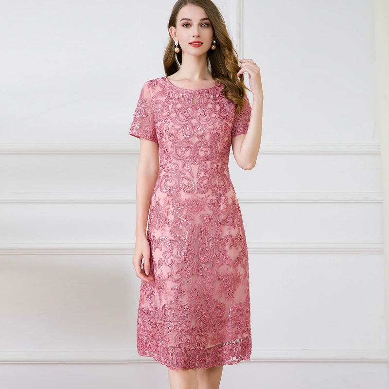 2022 летнее Новое свадебное платье с вышивкой, удобное элегантное платье для матери, платье свекрови, поколение волос