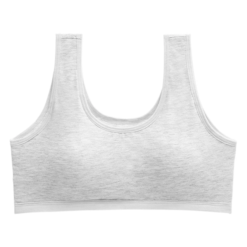 Нижнее белье для девочек, развивающий маленький жилет для учащихся средней школы, большой детский хлопковый Летний Тонкий Бюстгальтер для учащихся средней школы
