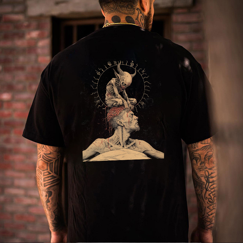 メンズ3Dデジタルゴールデン元記号パターンラウンドネックと半袖tシャツ、夏カジュアルファッションファッション|undefined