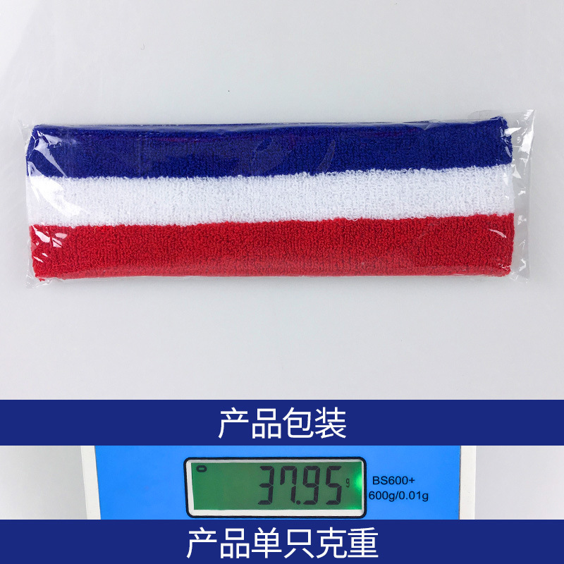 现货批发运动发带透气 吸汗毛巾头带导汗带跑步篮球羽毛球止汗带