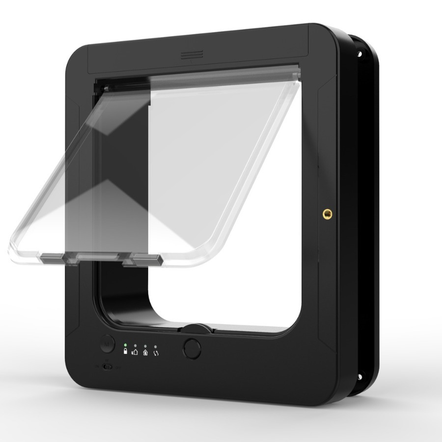 Puerta de mascotas, puerta de gatos, puerta de perro, puerta de control inteligente, puerta de gatos, puerta libre para gatos, cerca de artículos para mascotas