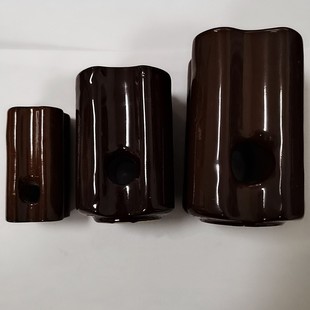 54 Series Electric Porcelain Electrical Porcelain Bottle Pull Wire Insulator Low Voltage Ceramic Insulator