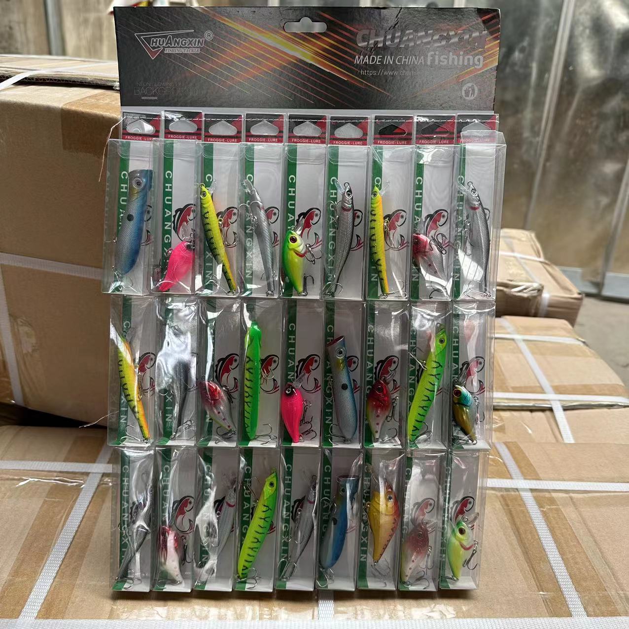 Luya Mino cebo duro mezclado tiro largo pequeño Mino suministros de pesca Luya cebo 27 paquete de tarjetas 25 paquete de tarjetas