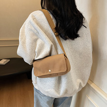 跨境批发迷你斜挎包少女百搭轻便手机包休闲单肩小方包纯色帆布包