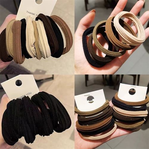 Korean-style hair bands, thick high-elasticity head ropes, hair accessories, rubber bands, Instagram-style high-value women's hair ties