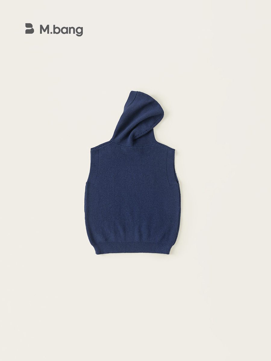 Youbao ropa para niños y niñas primavera nuevo estilo top moda con capucha letras bordadas suéter sin mangas chaleco para niños