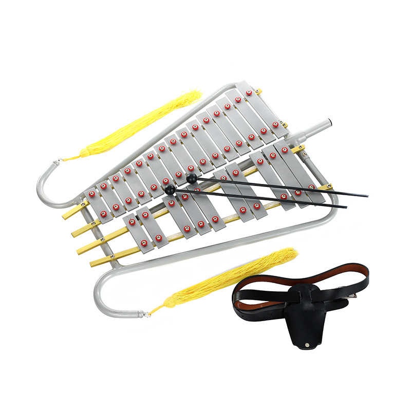 25-tono instrumento de percusión para niños piano de aluminio entrenamiento sensorial nuevo material didáctico de música piano de percusión al por mayor