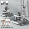 562 Cross-border exclusive supply/English/luxury model mica gray---dinner plate + music plate + foot pad + push handle + parasol
