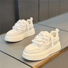 2025春季新款潮流百搭厚底小白鞋男欧洲站潮牌高级感一脚蹬休闲yz