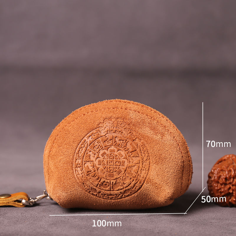 브라운 8/지퍼쉘백 [호두 잔돈]~~