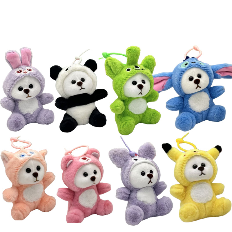 Una variedad de disfraces Lina Bear Keychain Teddy Bear bolsos colgantes Teddy Bear juguetes al por mayor