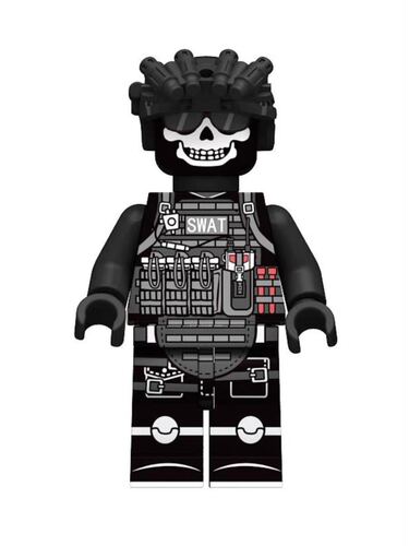 Compatible LEGO Police Special Forces Military Blocks Police Soldier Army Weapon Doll Toy for Children