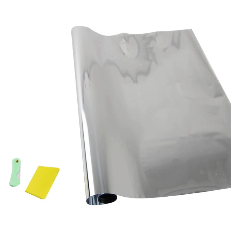 Онлайн Оптовая Продажа прямых продаж автомобиля солнцезащитный козырек теплоизоляция взрывозащищенный солнцезащитный крем стекло Солнечная Оконная Пленка Гальваническое серебро солнечная пленка