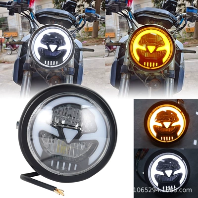 Retro Motosiklet Dəyişdirilmiş LED Gündüz İşığı Harley Motosiklet Farları