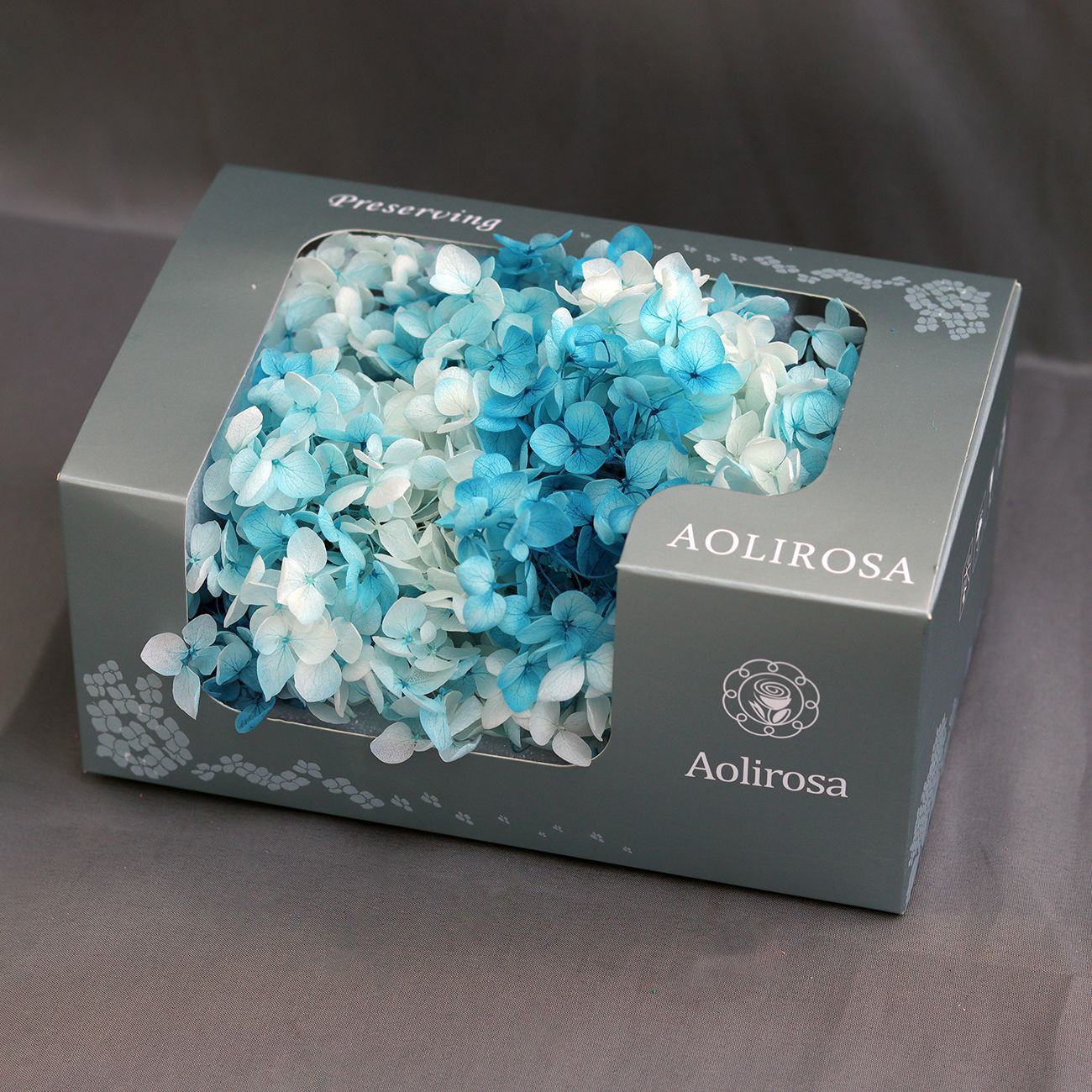 Anna Hortensia blanco + blue-20g Cielo/caja