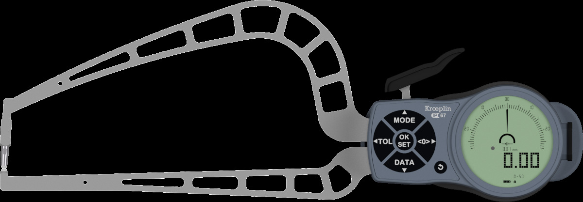 代理 德国KROEPLIN古奥匹林K4R50管壁卡规;数显卡规0-50MM