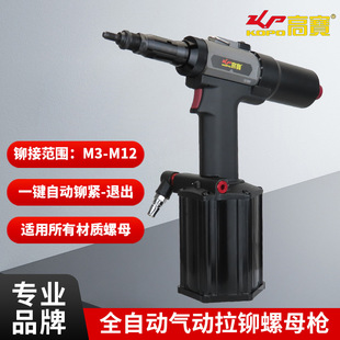 Gaobao Automatic pneumatic rivet nut gun industrial grade rivet gun M3-M12 rivet gun cap gun riveting tool