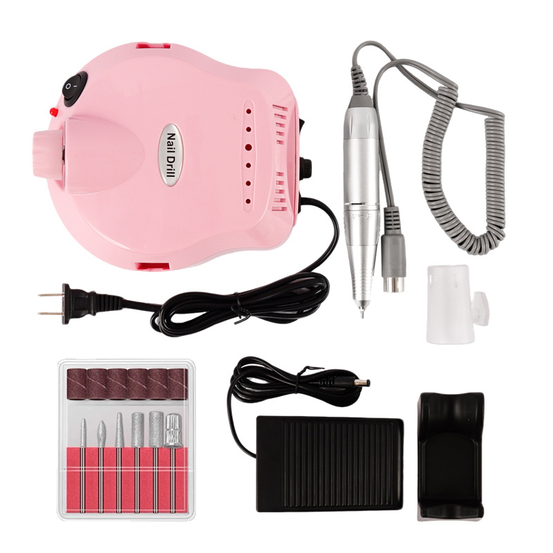 Máquina de amolación de uñas especial 35000RPM amolador de uñas eléctrico amolador de uñas conjunto completo de herramientas de manicuras