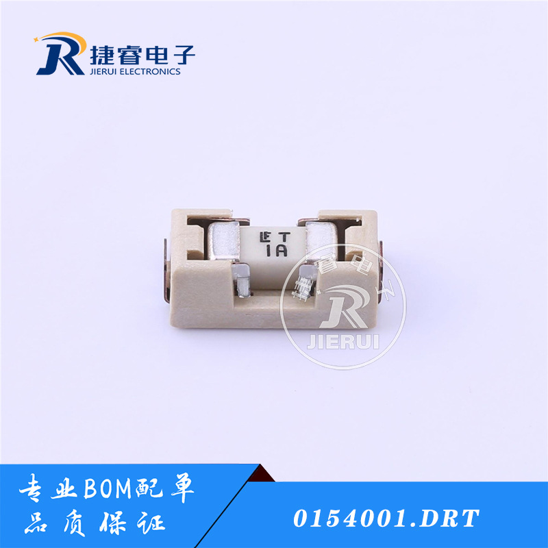 0154001.DRT慢熔延时贴片保险丝力特1808 T1A LF 1A125V带座子