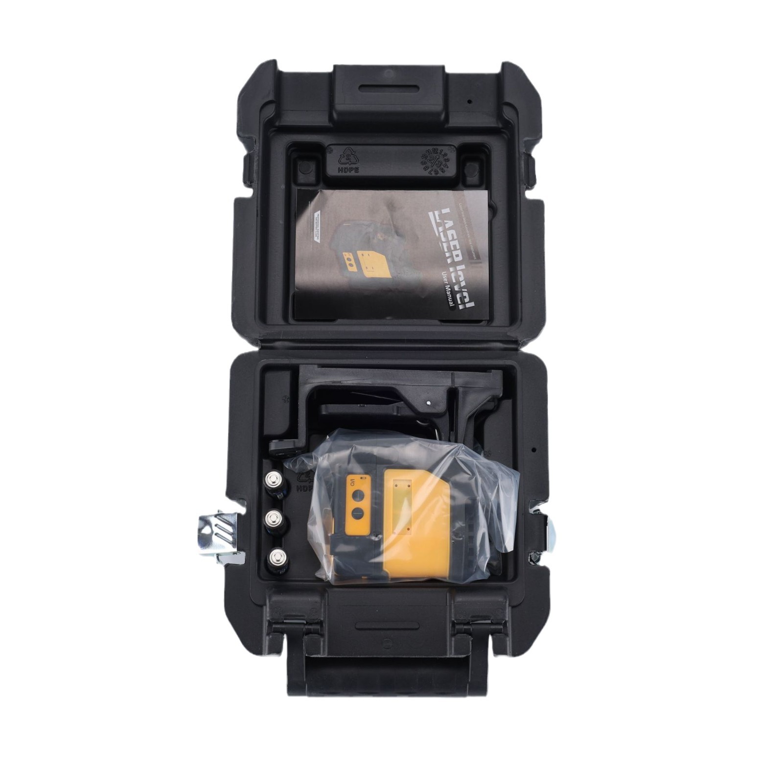 comercio exterior de alta precisión portátil al aire libre luz verde mini nivel transfronterizo multifuncional 2 línea láser nivel