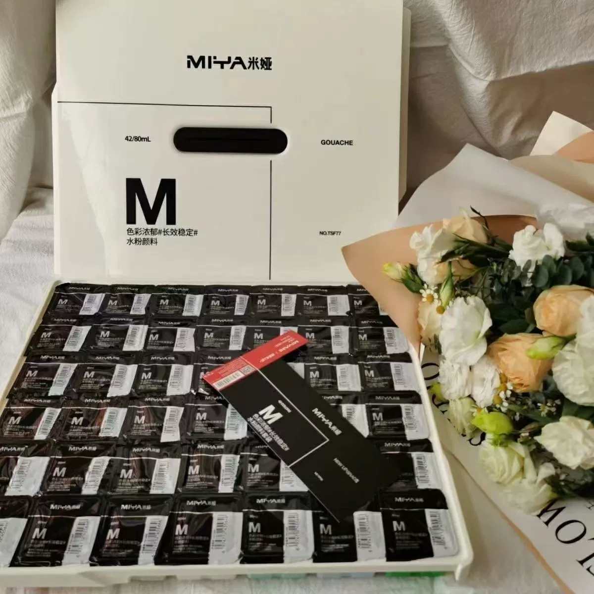 Гуашь для художественной живописи Mia, 42 цвета, набор для начинающих