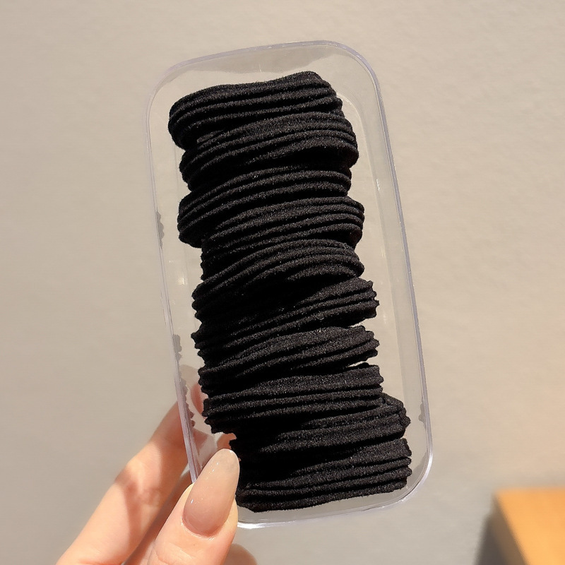 Coletero elástico sencillo de nuevo estilo 2026, banda para el pelo pequeña sin costuras para mujer, suave para el cabello, sujetador de cola de caballo.