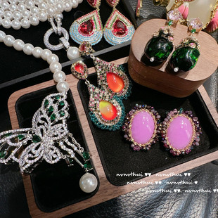 �ΰ؃��G��������ʯ������ vintage �18K��R���R��ȸ��ë���h