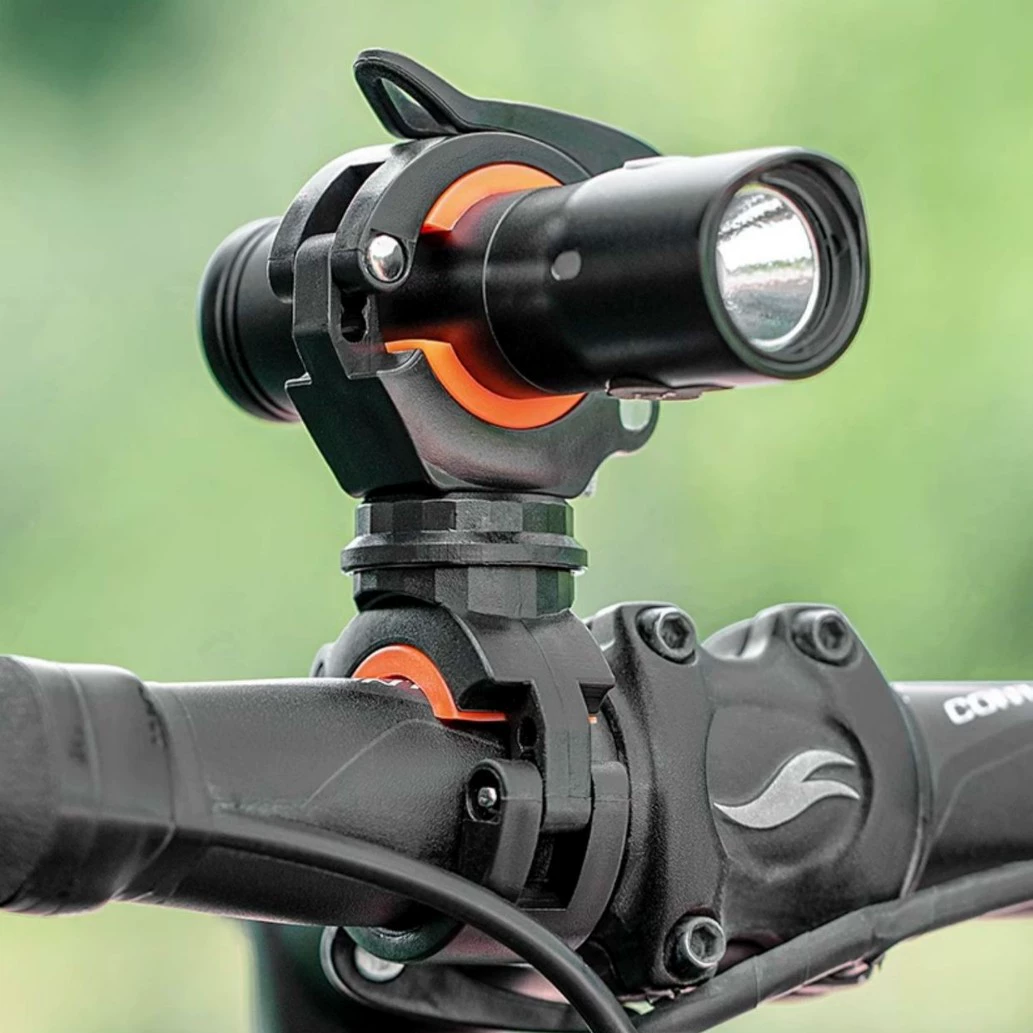 Брат, велосипед, держатель фонарика, фонарик, передние фонари, кронштейн, держатель лампы для велоспорта, вращающееся приспособление