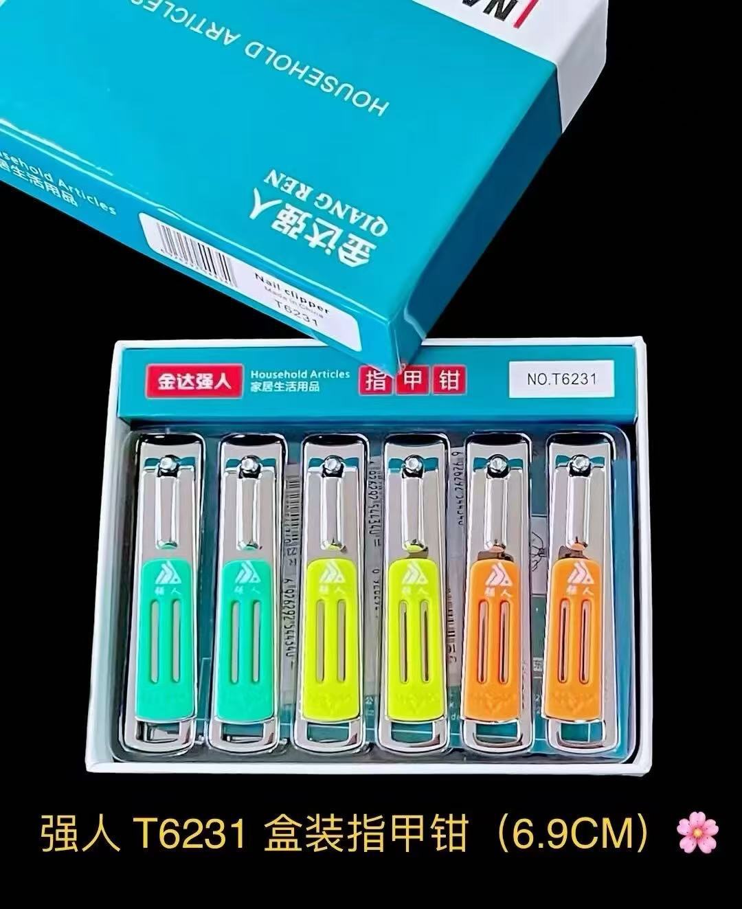 Cuchillos de uñas Jinda Strong 100 cortadores de uñas grandes, medianos y pequeños, cortaúñas de boca plana y cortaúñas de boca oblicua al por mayor