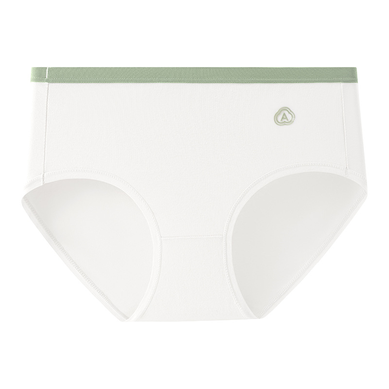 Clase de algodón puro para mujer una entrepierna transpirable antibacteriana chica sin costuras pantalones cortos de cintura media cabeza de algodón para niña calzoncillos de mujer